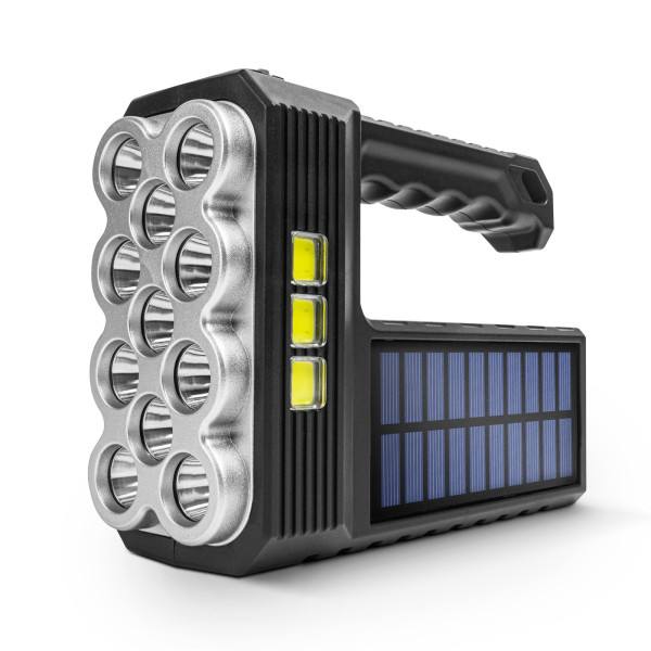 Lanterna solara LED COB - cu functie de lumina de lucru - 1200 mAh - MicroUSB - 1000 lumeni - IP55 ǀ 18581 - imagine 3