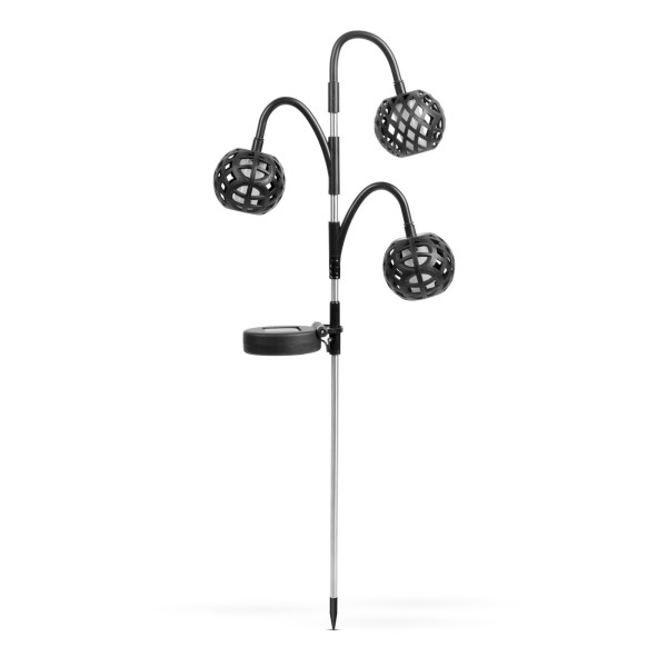 Lampa solara - efect de flacara - 3 sfere - 7 cm - 30 LED ǀ 11770 - imagine 3