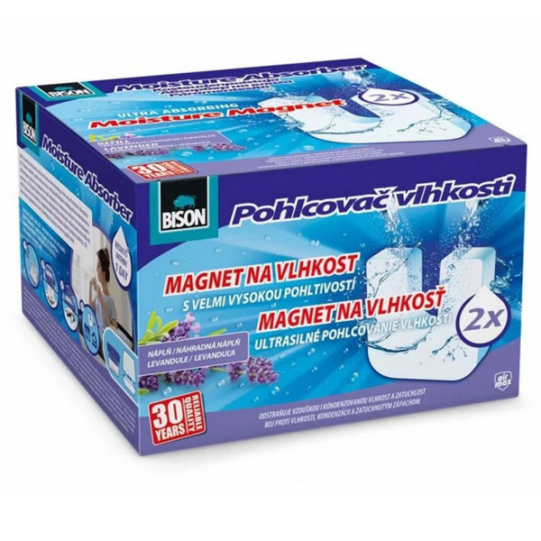 Tableta magnetica reumplere pentru dezumidificator AirMax, lavanda - 2 x 450 g ǀ B13354