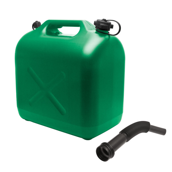 Canistra de combustibil - plastic - 20 L - verde ǀ 10892D