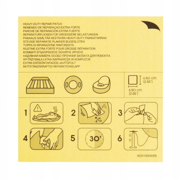 Kit de reparatii pentru repararea piscinelor si asaltelelor - 10 buc/pachet ǀ 56430 - imagine 2