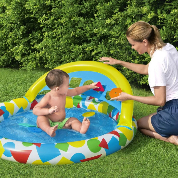 Piscina pentru copii mici - invatare forme - 120 x 117 x 46 cm ǀ 56416 - imagine 2