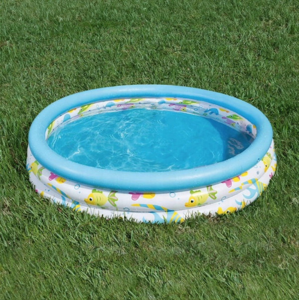 Piscina gonflabila pentru copii - Ocean - 122 x 25 cm - 140 L ǀ 56411 - imagine 3