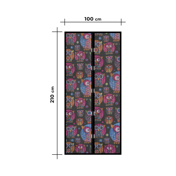 Plasa tantari pt. usi - inchidere magnetica, 100x210 cm ǀ 11398E - imagine 4