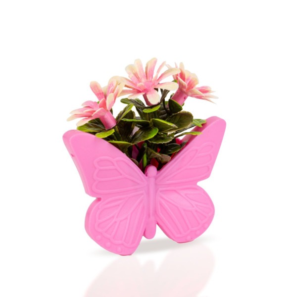 Decor plante artificiale - fluture - magnetic - 8 x 8 cm - 4 tipuri ǀ 11879 - imagine 4