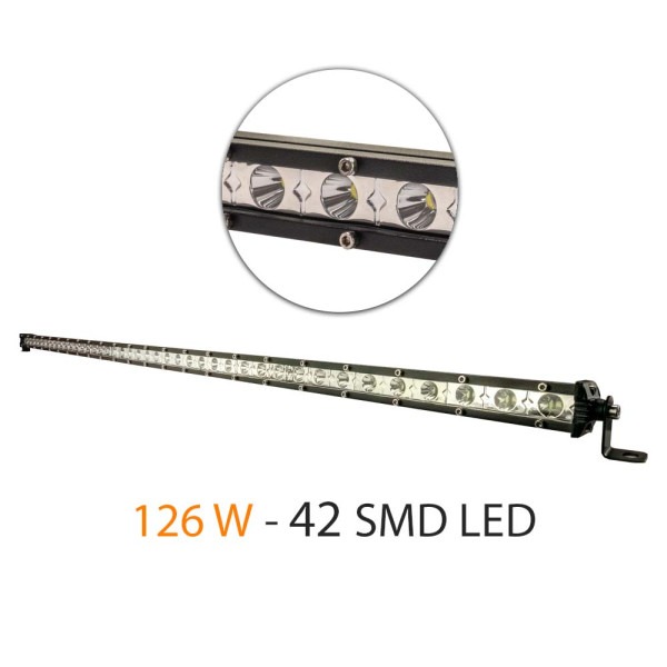 Bara Led Auto Off Road - 126W - 42 SMD LED Carguard ǀ CLL008