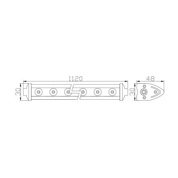 Bara Led Auto Off Road - 126W - 42 SMD LED Carguard ǀ CLL008 - imagine 6