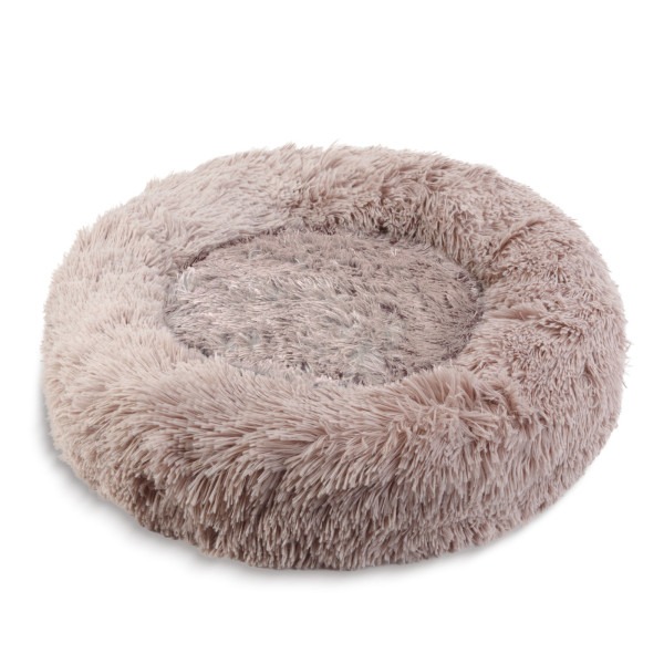 Pat pentru caini - rotund - marimea "XL" - 80 cm - maro deschis ǀ 60040C